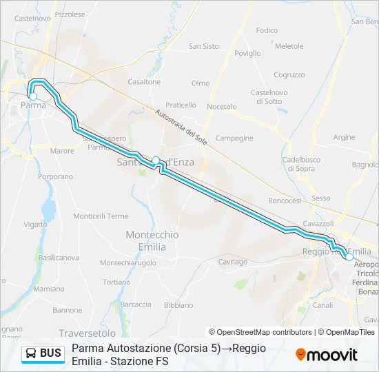 BUS Line Map
