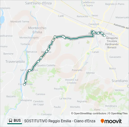 BUS Line Map