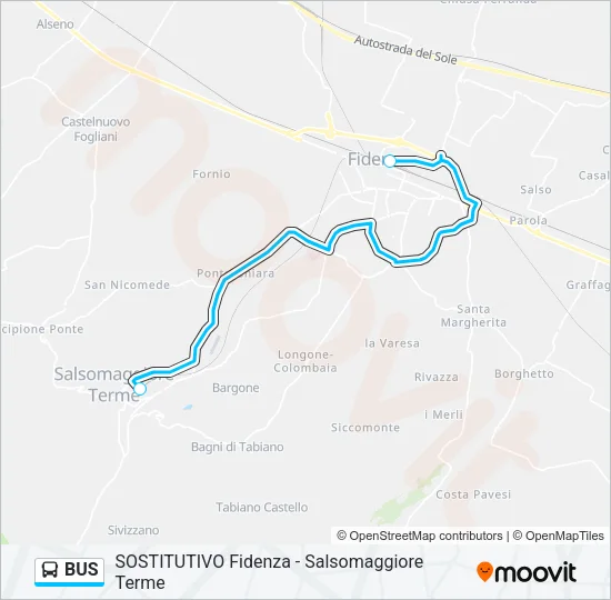 BUS Line Map
