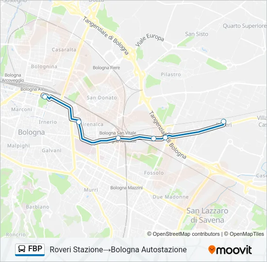 FBP Bus Line Map