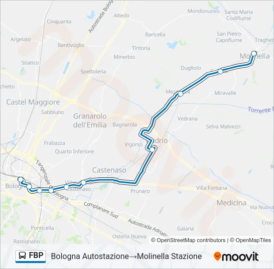 FBP Bus Line Map