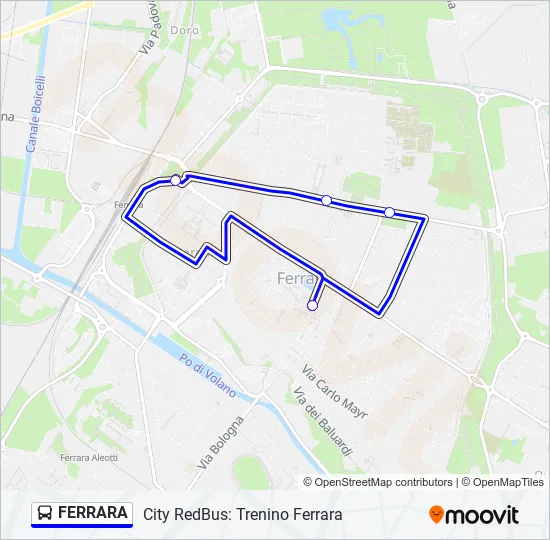 FERRARA Bus Line Map