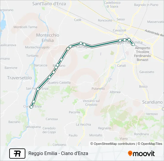 R Train Line Map