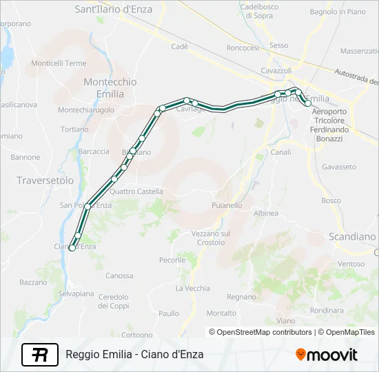 R Train Line Map