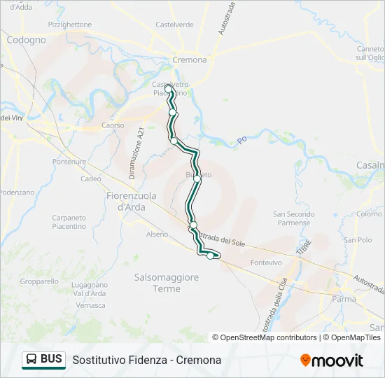 BUS Line Map