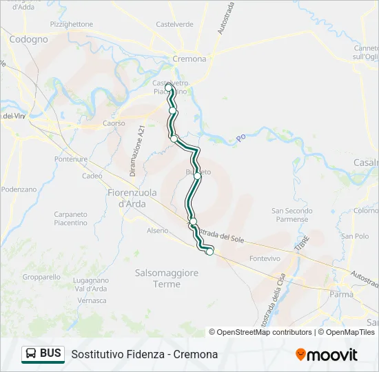 BUS Line Map