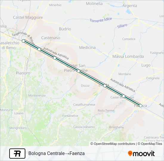 R Train Line Map