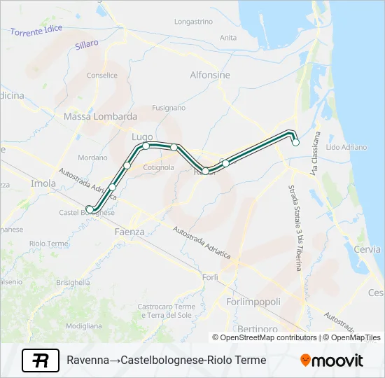 R Train Line Map