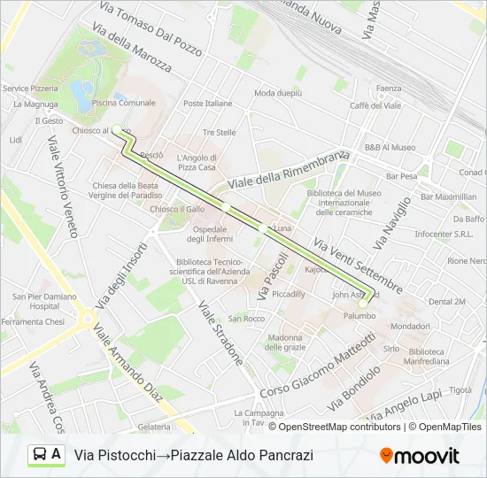A Bus Line Map