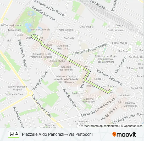 A Bus Line Map
