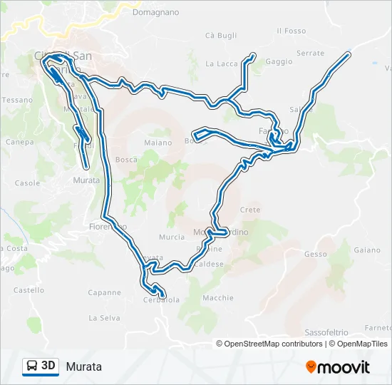 3D Bus Line Map