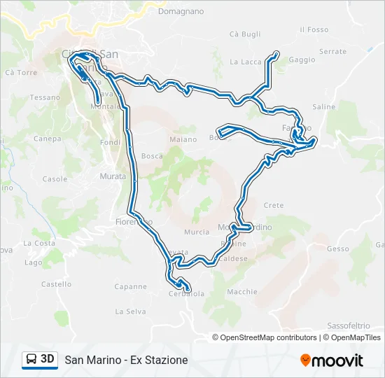 3D Bus Line Map