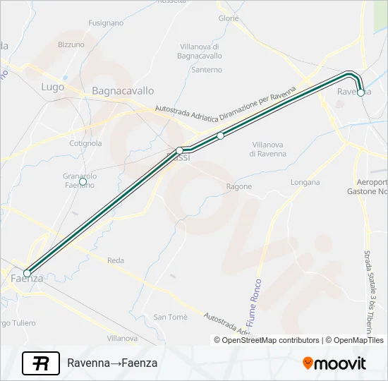 R Train Line Map