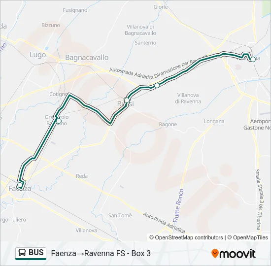 BUS Line Map