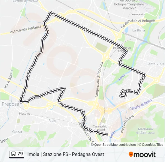79 Bus Line Map