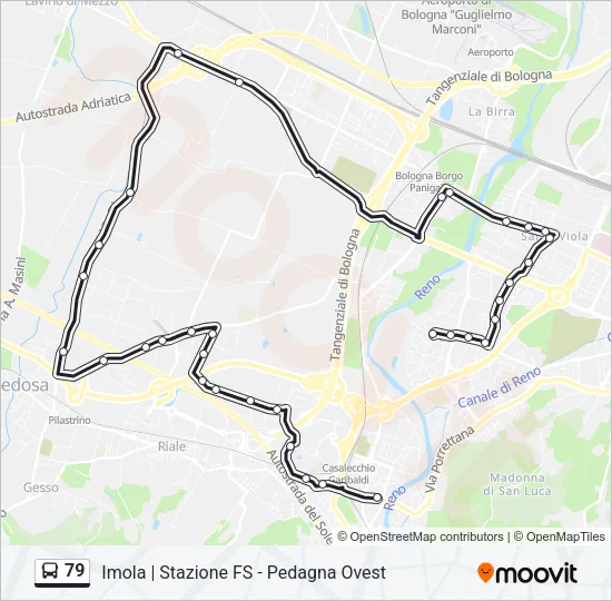 79 Bus Line Map