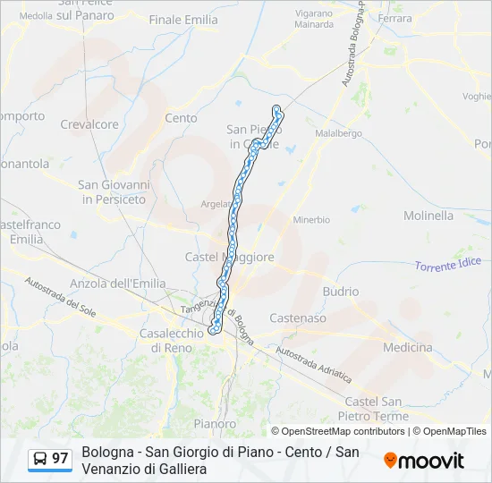 97 Bus Line Map