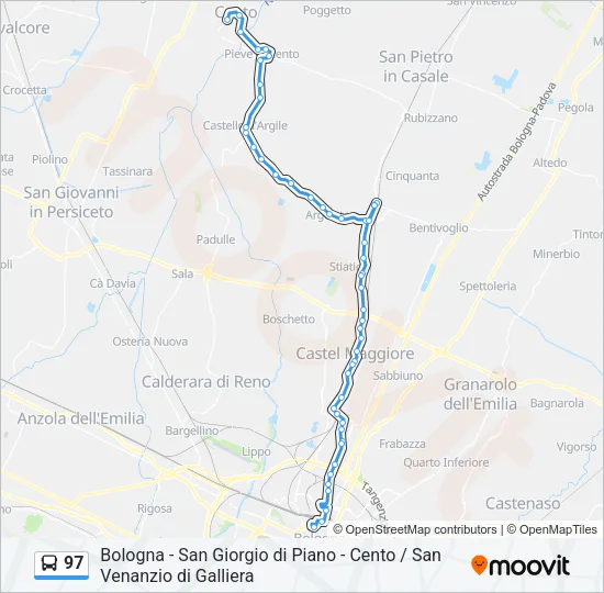 97 Bus Line Map