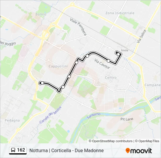 162 Bus Line Map