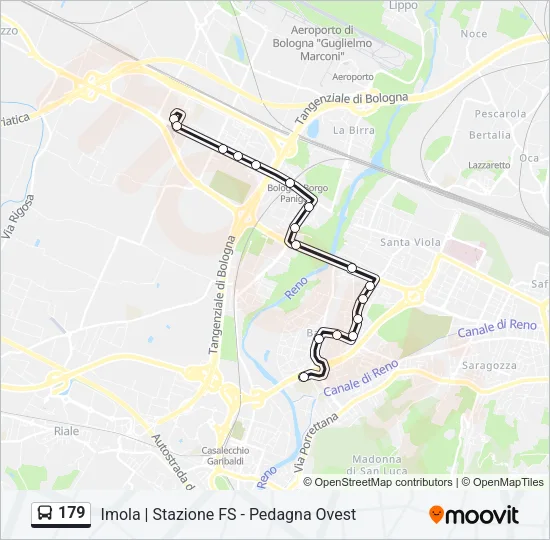 179 Bus Line Map