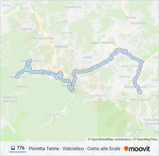 776 Bus Line Map