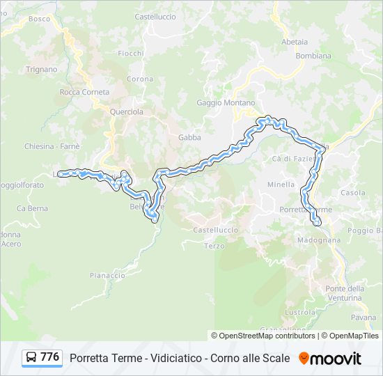 776 bus Line Map