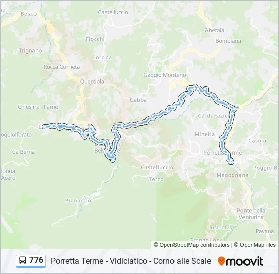 776 Bus Line Map