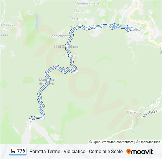 776 Bus Line Map