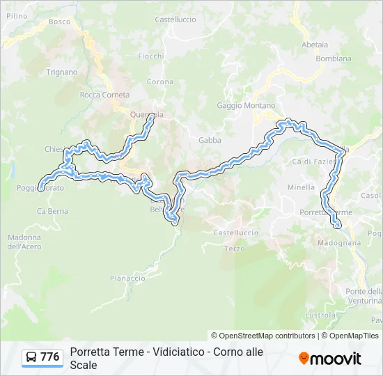 776 Bus Line Map
