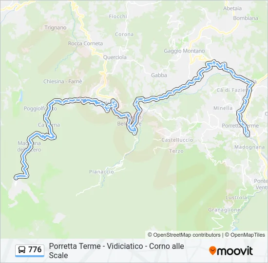 776 Bus Line Map