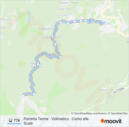 776 Bus Line Map