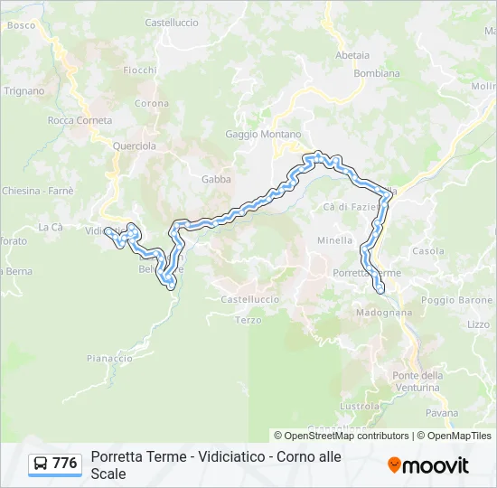 776 Bus Line Map