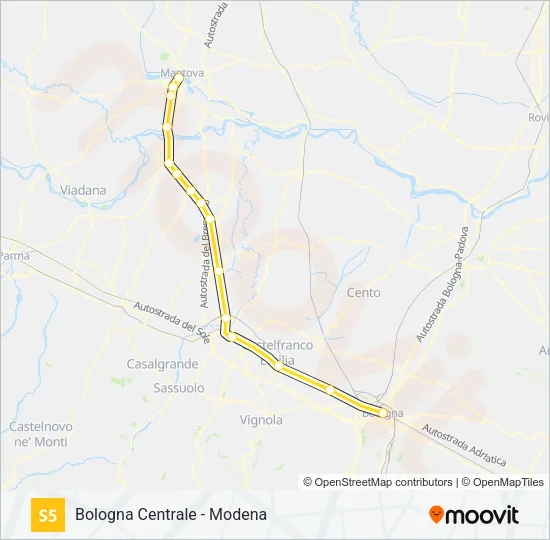 S5 Train Line Map