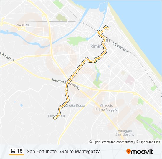 15 bus Line Map