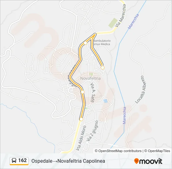 162 Bus Line Map