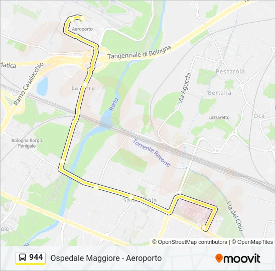 944 Bus Line Map