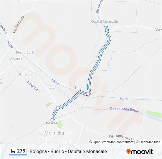 273 Bus Line Map