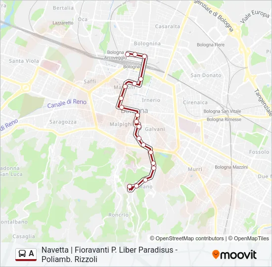 A Bus Line Map