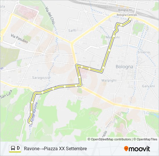 D bus Line Map