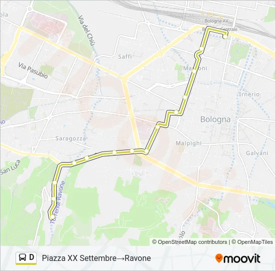 D Bus Line Map