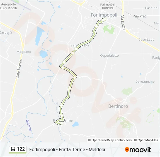 122 Bus Line Map