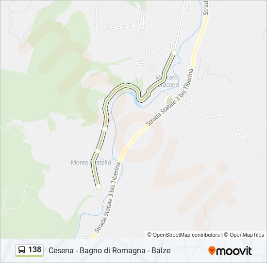 138 bus Line Map