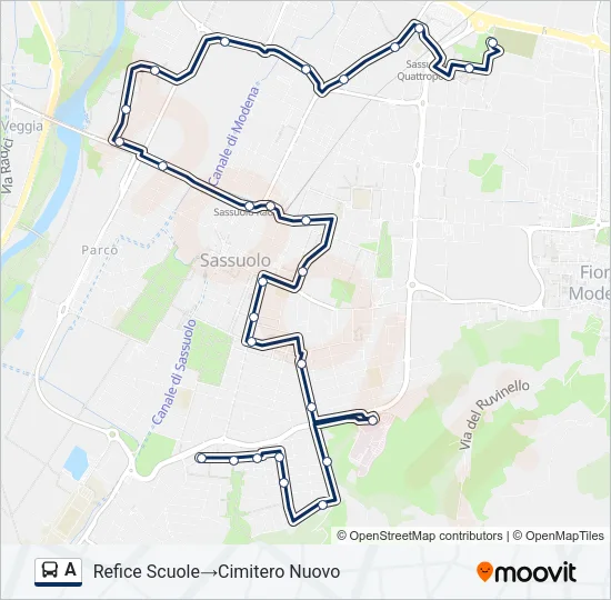 A Bus Line Map