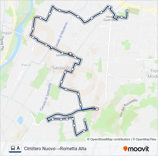 A Bus Line Map
