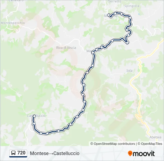 720 Bus Line Map