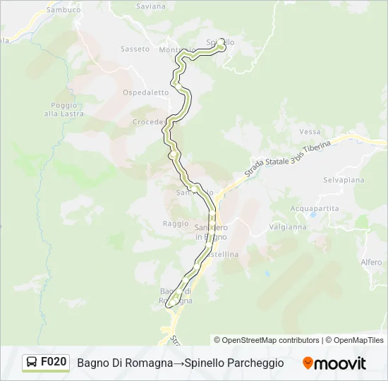 F020 Bus Line Map