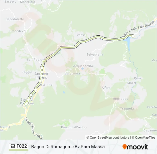 F022 Bus Line Map