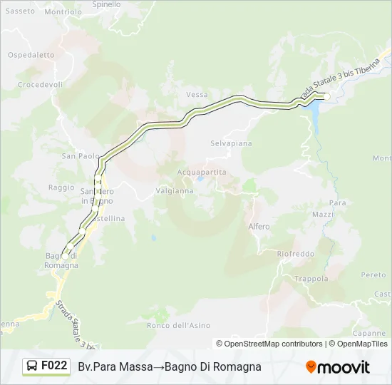 F022 Bus Line Map
