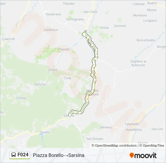 F024 Bus Line Map