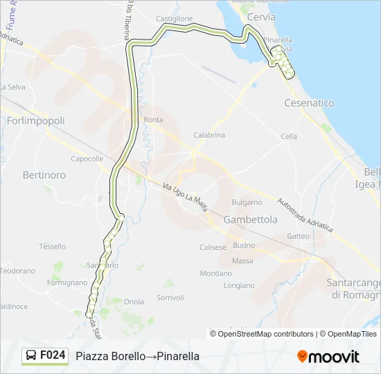 F024 Bus Line Map
